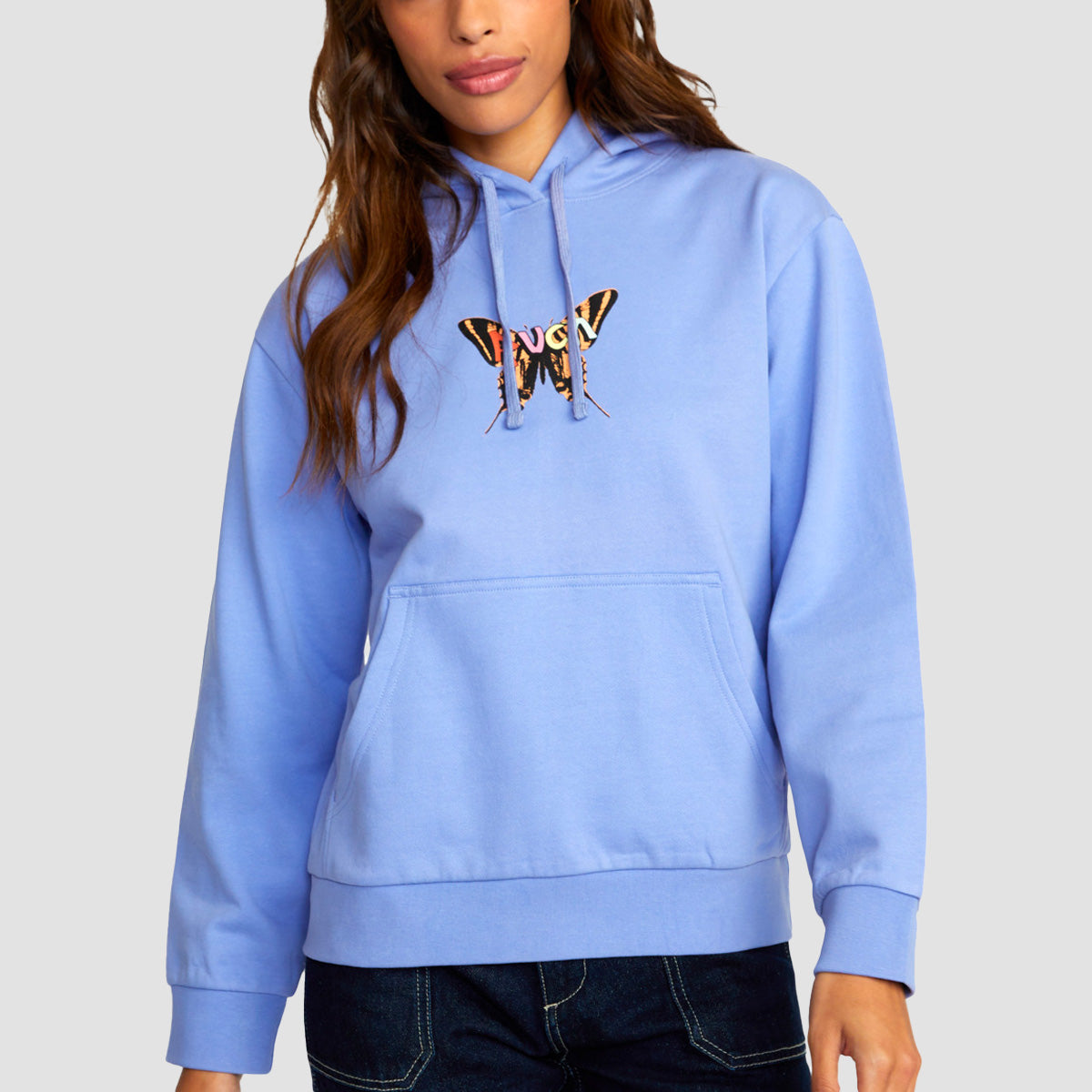 RVCA Transcend Pullover Hoodie Jacaranda - Womens