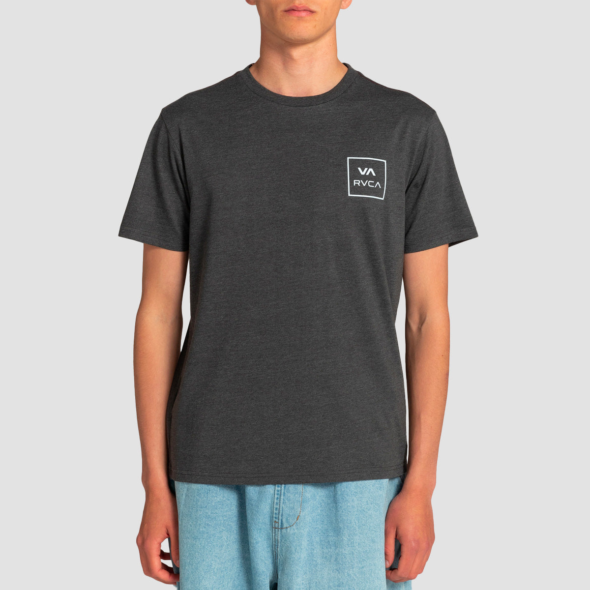 RVCA VA All The Way T-Shirt Charcoal Heather