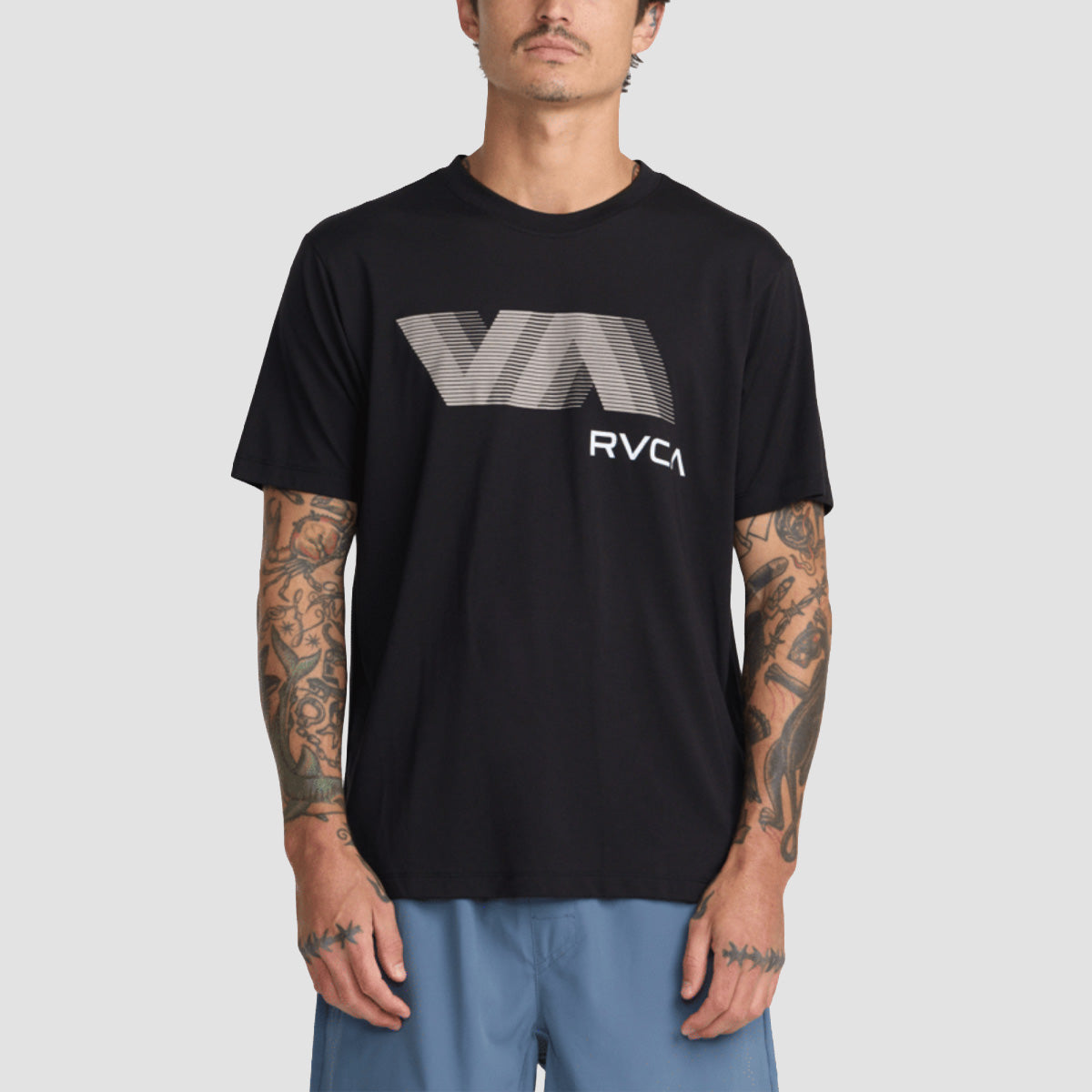 RVCA VA Blur T-Shirt Black
