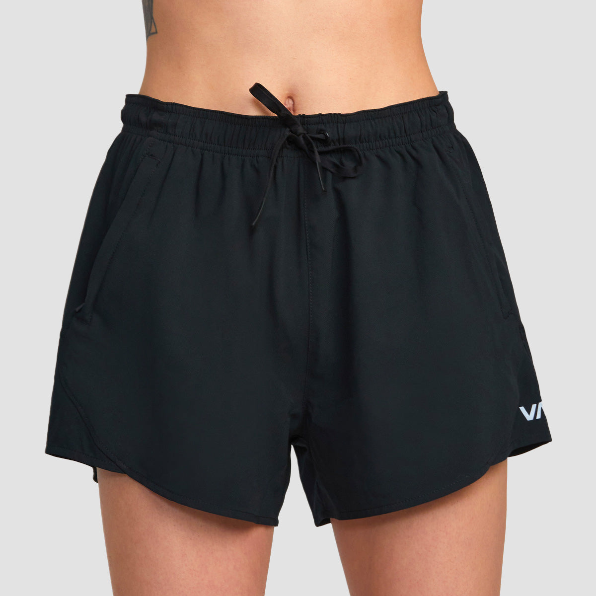 RVCA VA Sport Essential Yogger 12" Performance Shorts Black - Womens