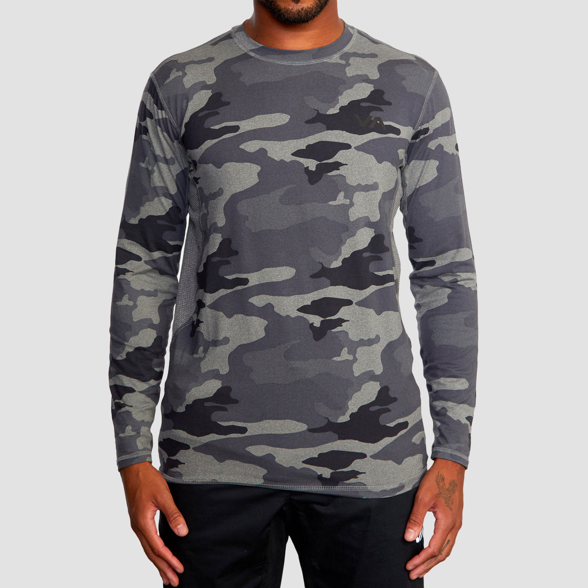 RVCA VA Sport Vent Longsleeve T-Shirt Camo