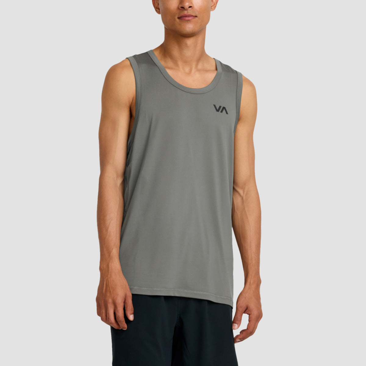 RVCA VA Sport Vent Scoop Neck Vest Sage Leaf