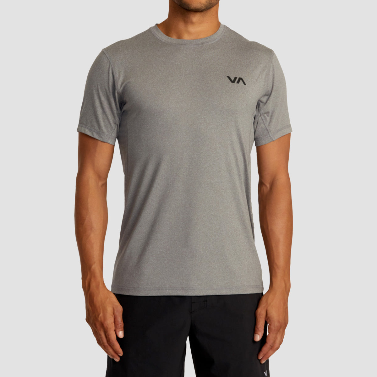 RVCA VA Sport Vent T-Shirt Heather Grey