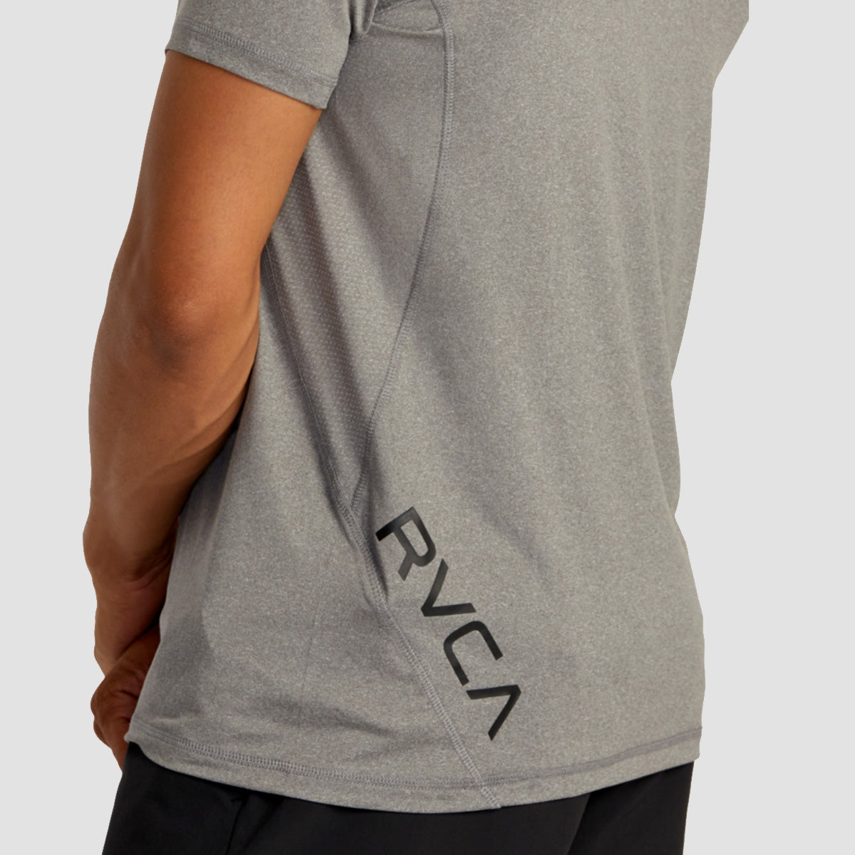 RVCA VA Sport Vent T-Shirt Heather Grey