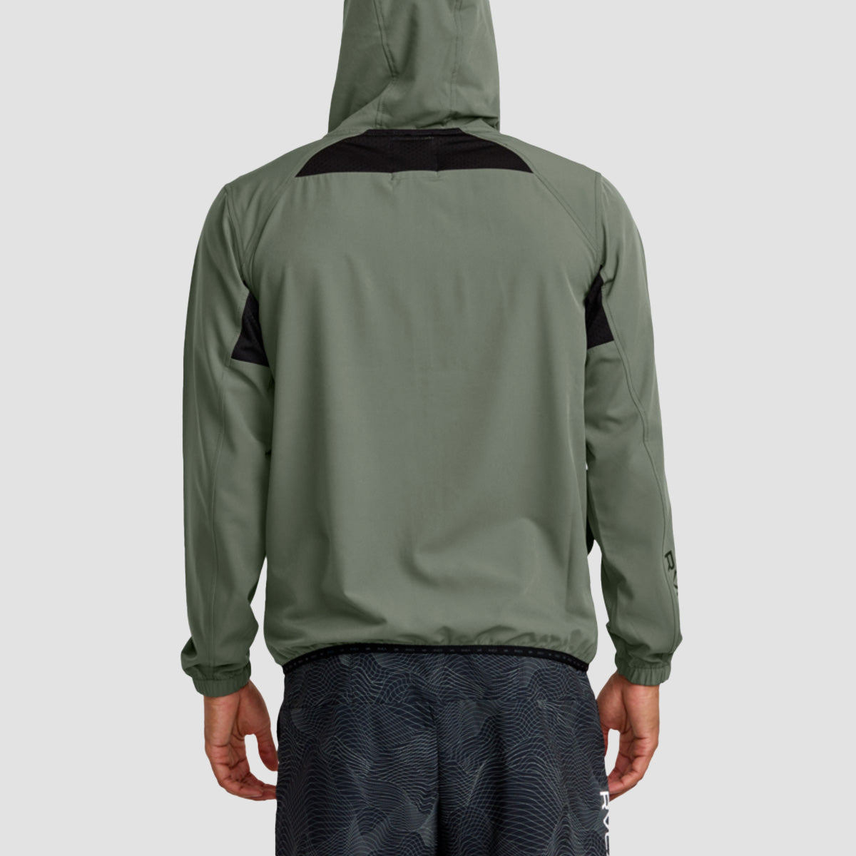 RVCA VA Sport Yogger 2 Windbreaker Jacket Sage Leaf