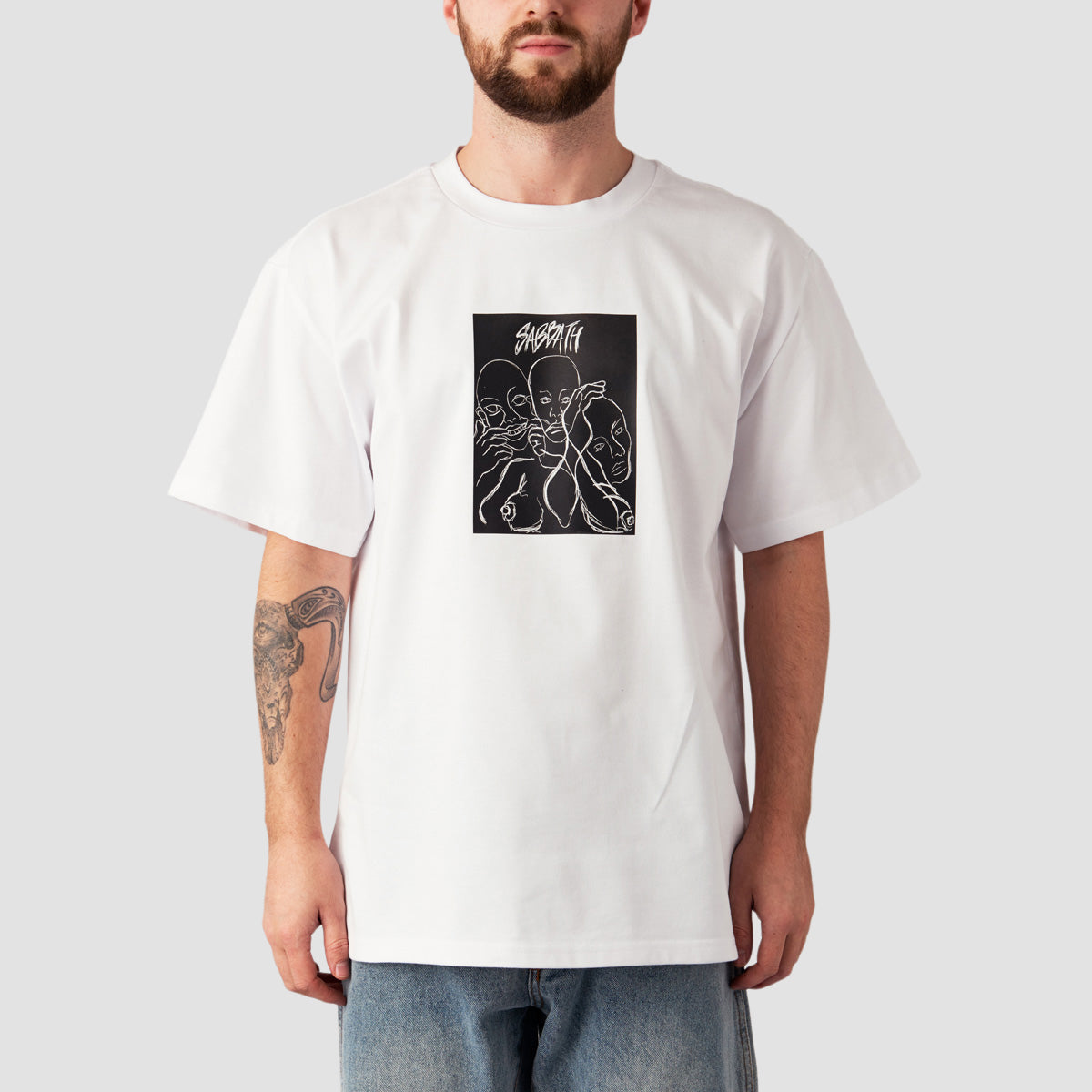 Sabbath Wheels Feelings T-Shirt White