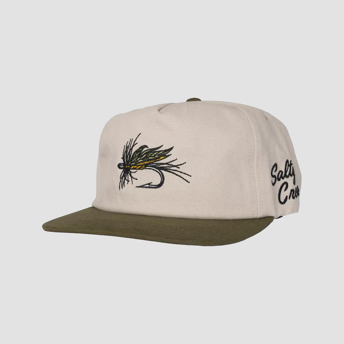 Salty Crew Coastal Snapback Cap Birch Olive