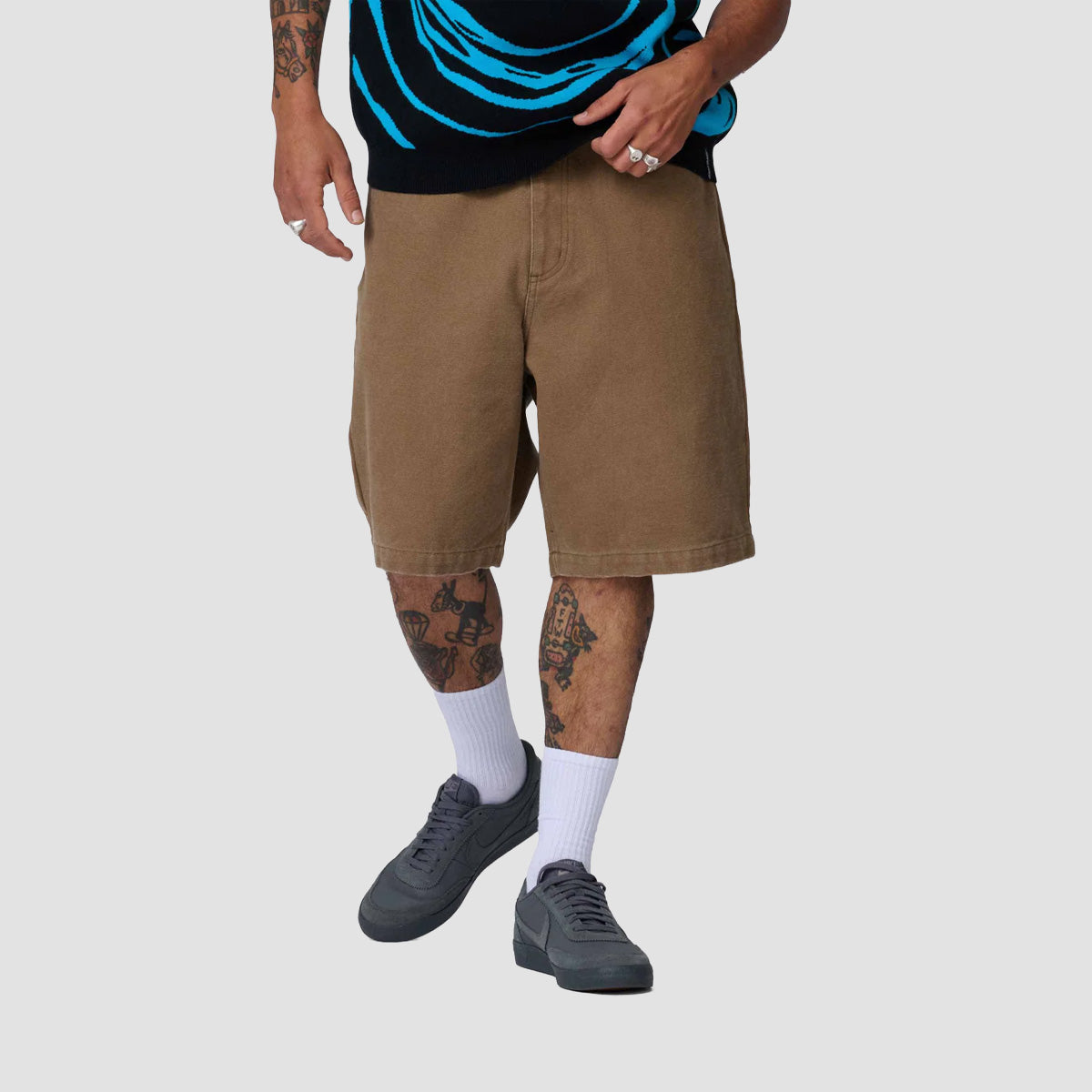 Santa Cruz Big Shorts Taupe Canvas