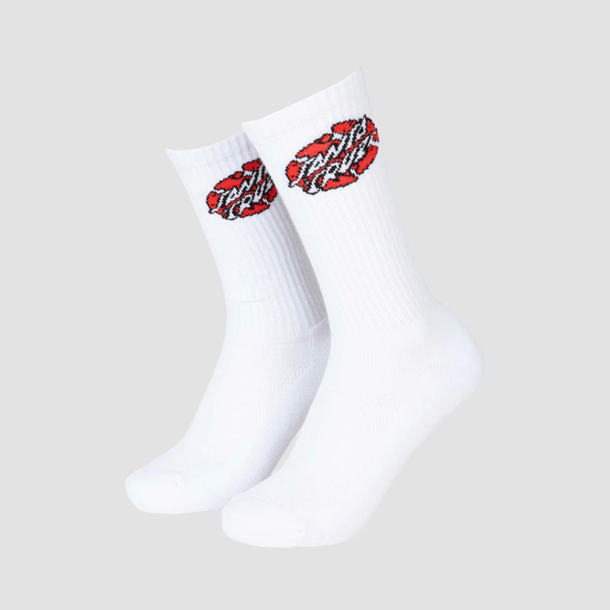 Santa Cruz Broken Dot Socks White