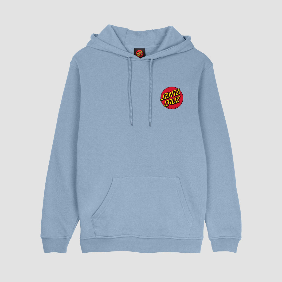 Santa Cruz Classic Dot Chest Pullover Hoodie Fresh Blue