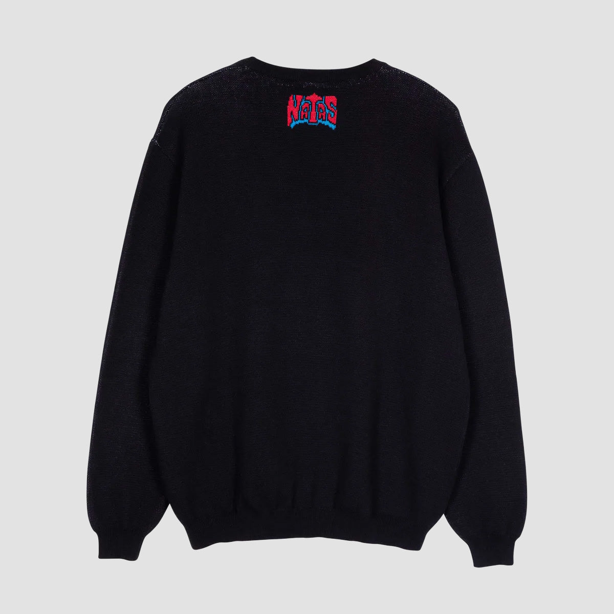 Santa Cruz Natas SC Panther Knit Crew Sweater Black