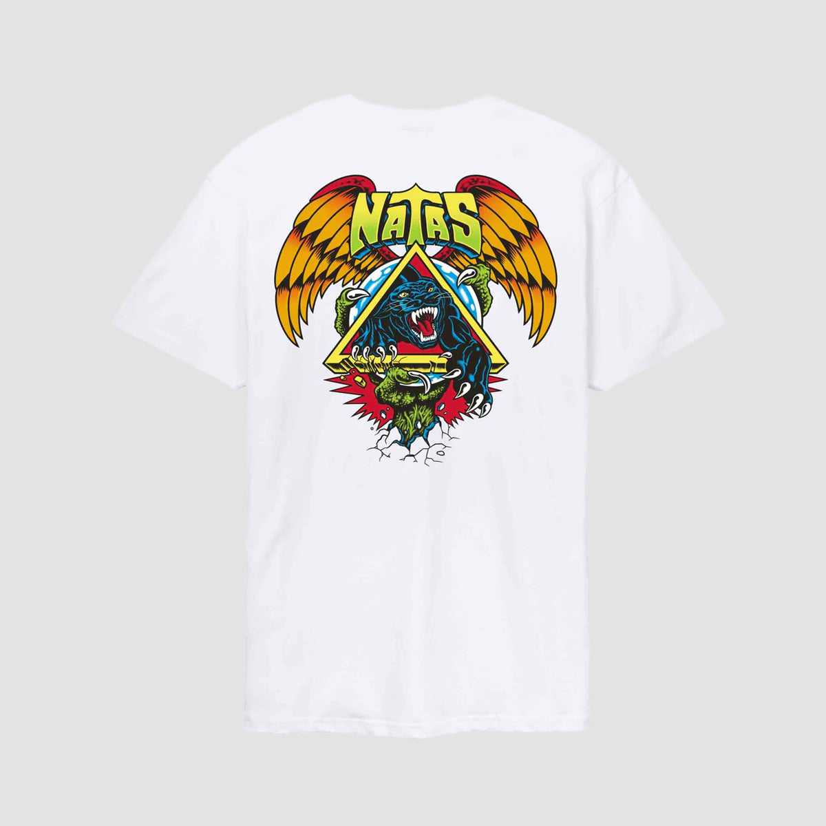 Santa Cruz Natas SC Panther T-Shirt White