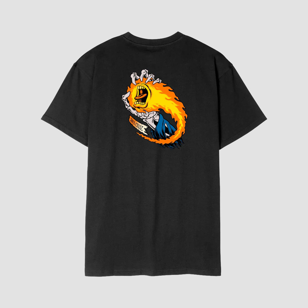 Santa Cruz O'Brien Scream Reaper T-Shirt Black