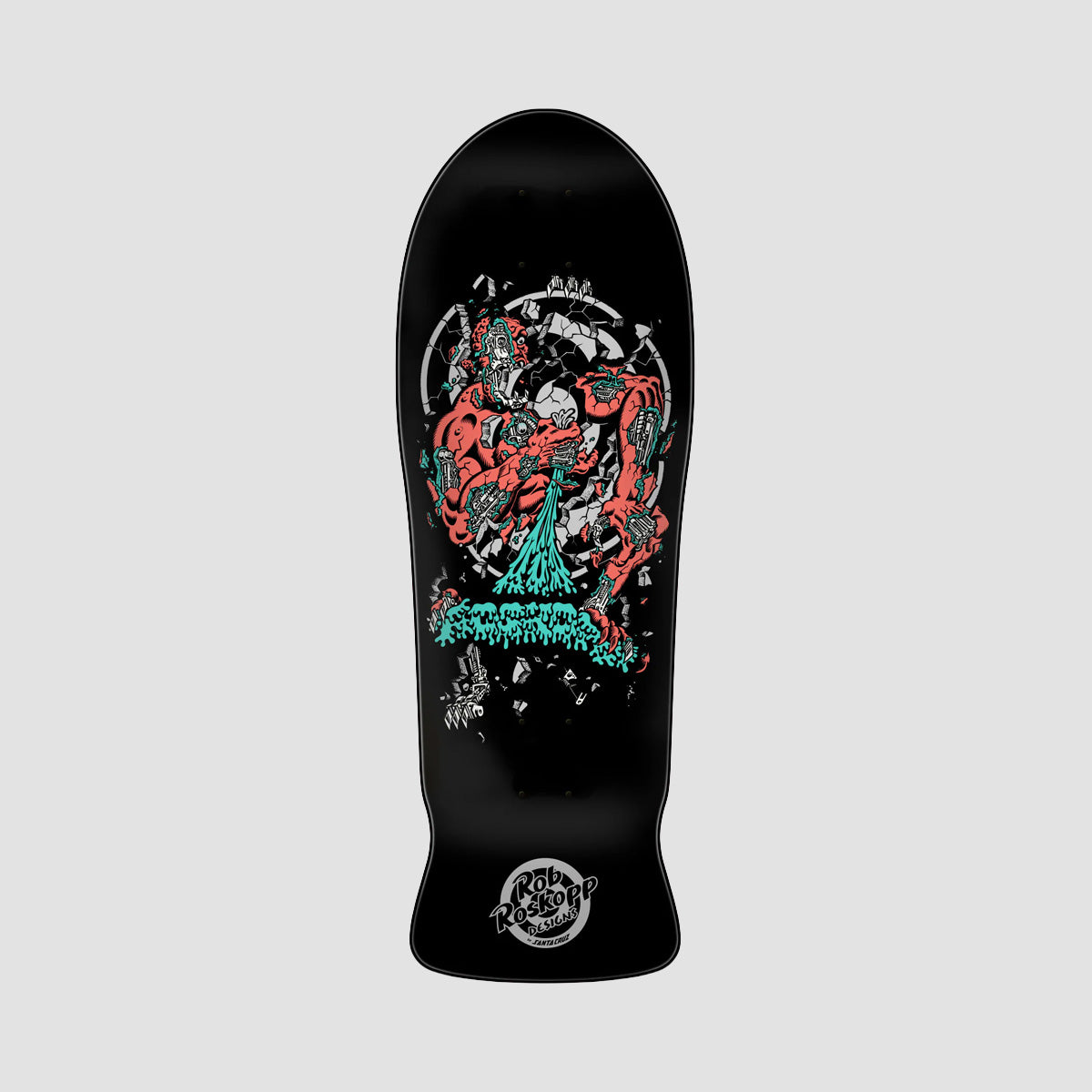 Santa Cruz Roskopp Four Reissue Skateboard Deck - 10.21"