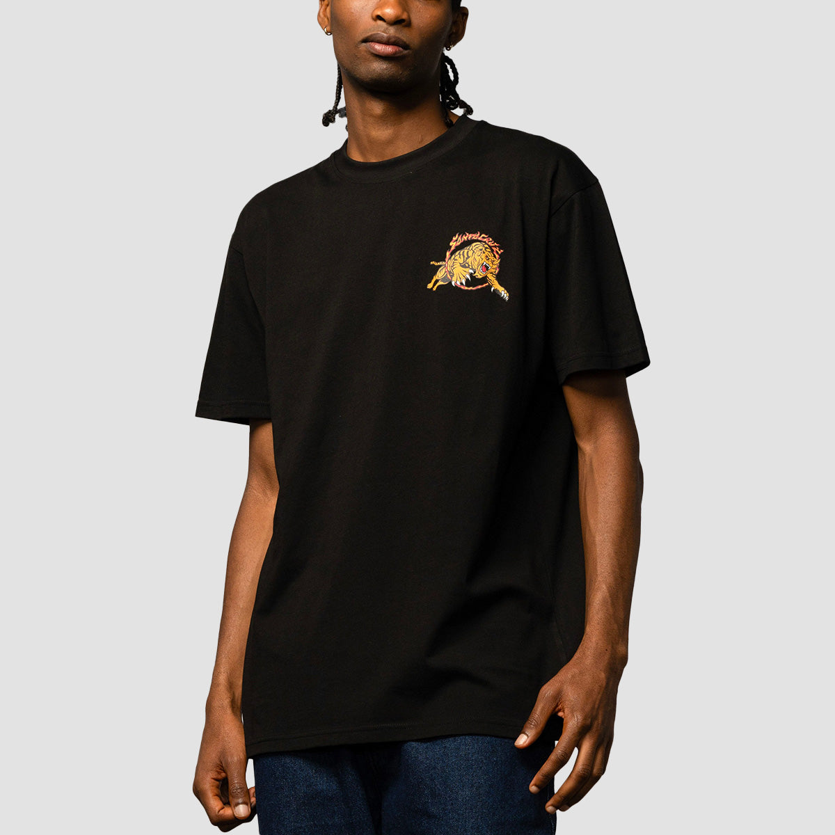 Santa Cruz Salba Tiger Redux T-Shirt Black