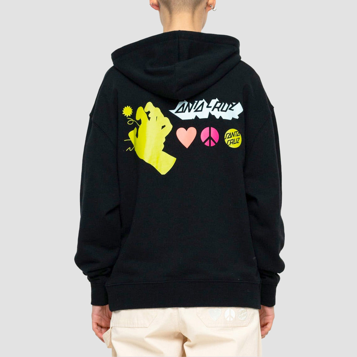 Santa Cruz SC All In Pullover Hoodie Black