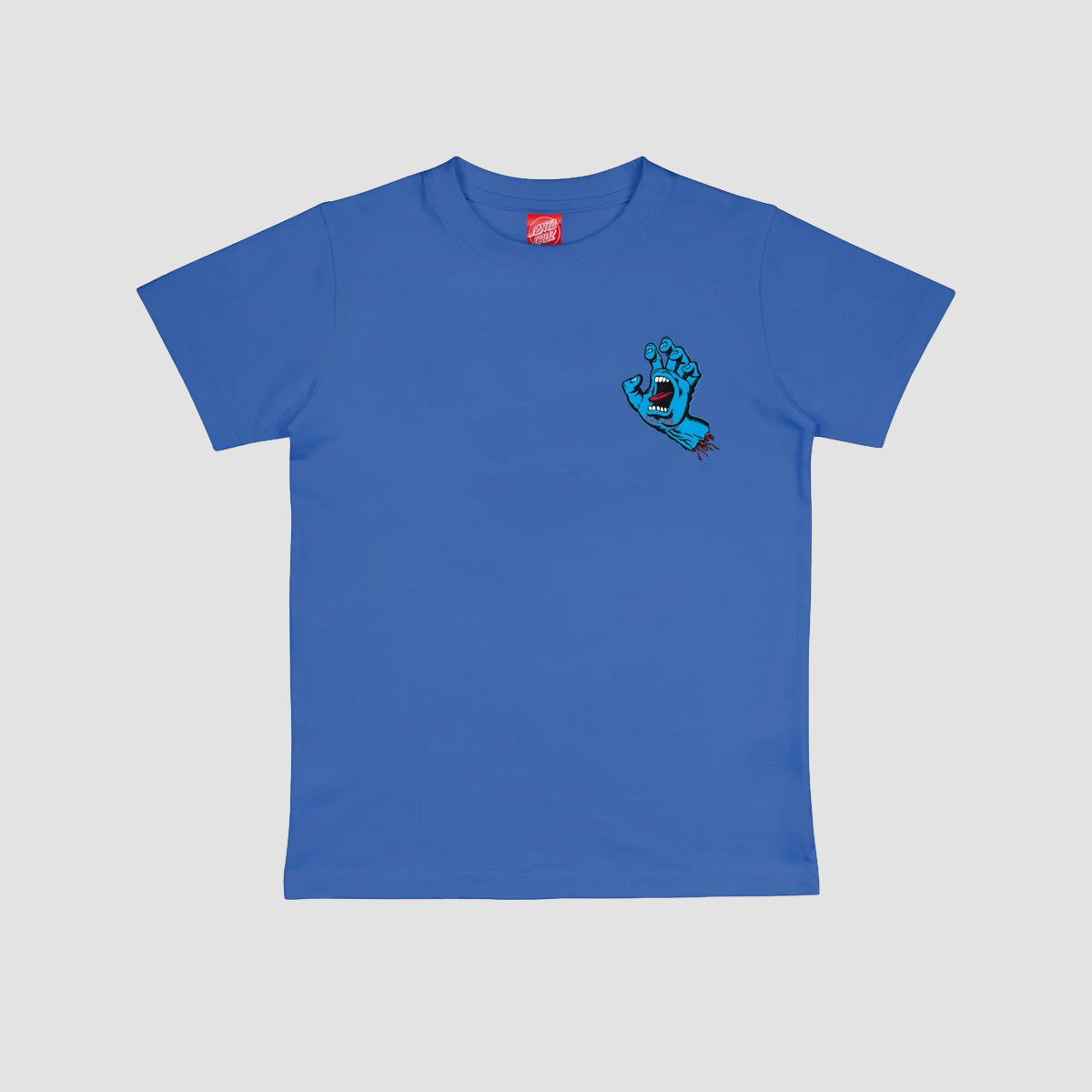 Santa Cruz Screaming Hand Chest T-Shirt Sapphire - Kids