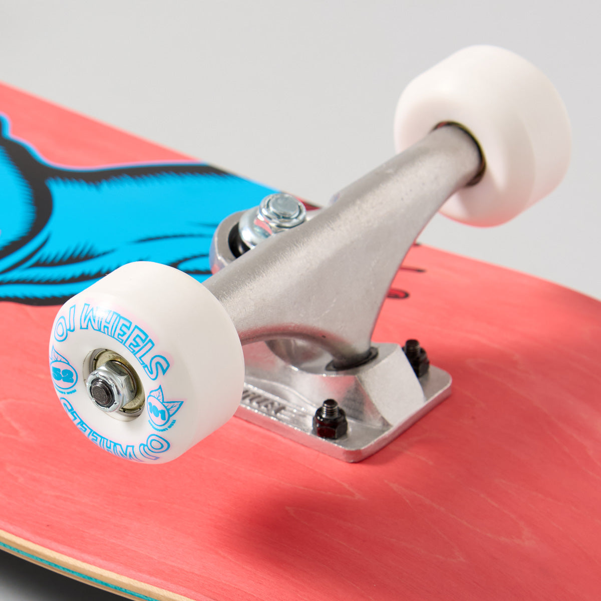 Santa Cruz Screaming Hand Skateboard Red - 8"