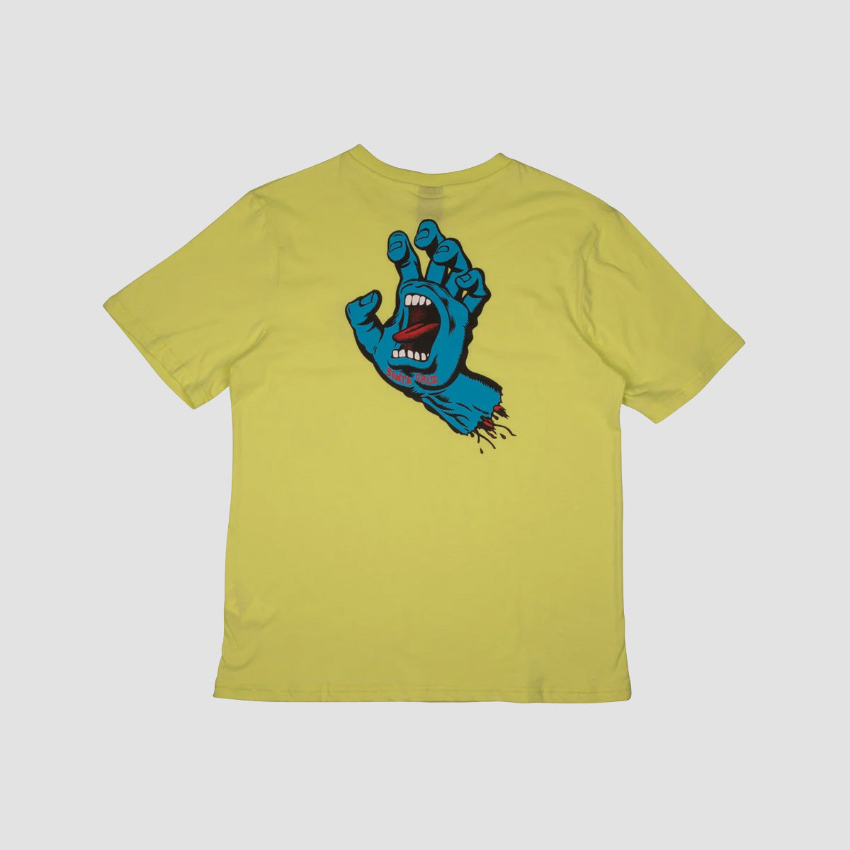 Santa Cruz Screaming Hand T-Shirt Washed Lime - Womens