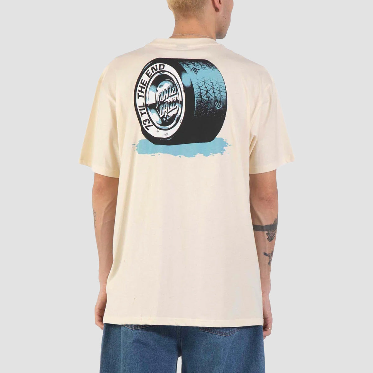 Santa Cruz TTE Tired Dot T-Shirt Wax Paper