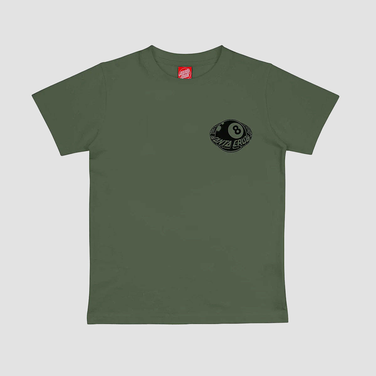 Santa Cruz Winkowski Eighth Planet T-Shirt Dark Moss - Kids