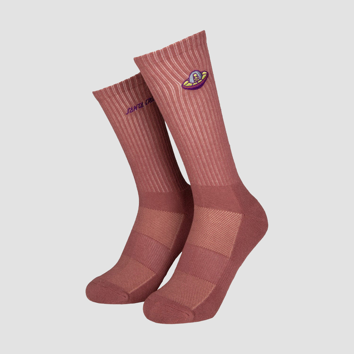 Santa Cruz Winkowski UFO Strip Socks Universal Pink