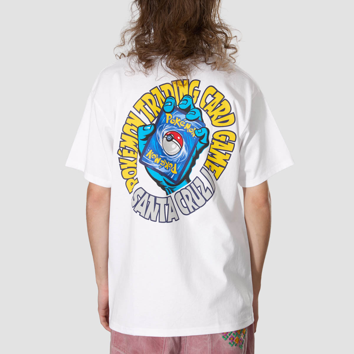 Santa Cruz X Pokemon TCG Hand T-Shirt White