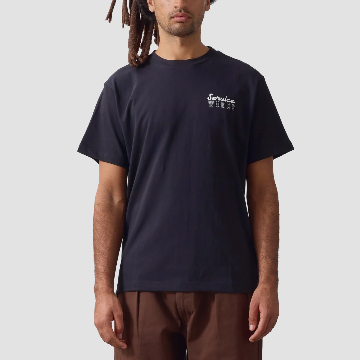 Service Works Eating Adventures T-Shirt Black