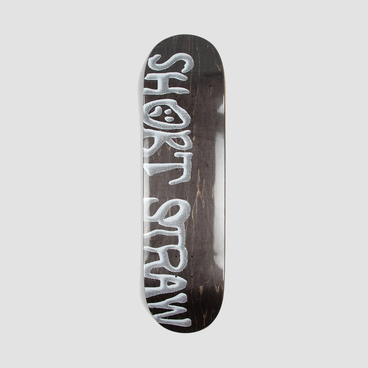 Short Straw Warped Skateboard Deck Black - 8.5"