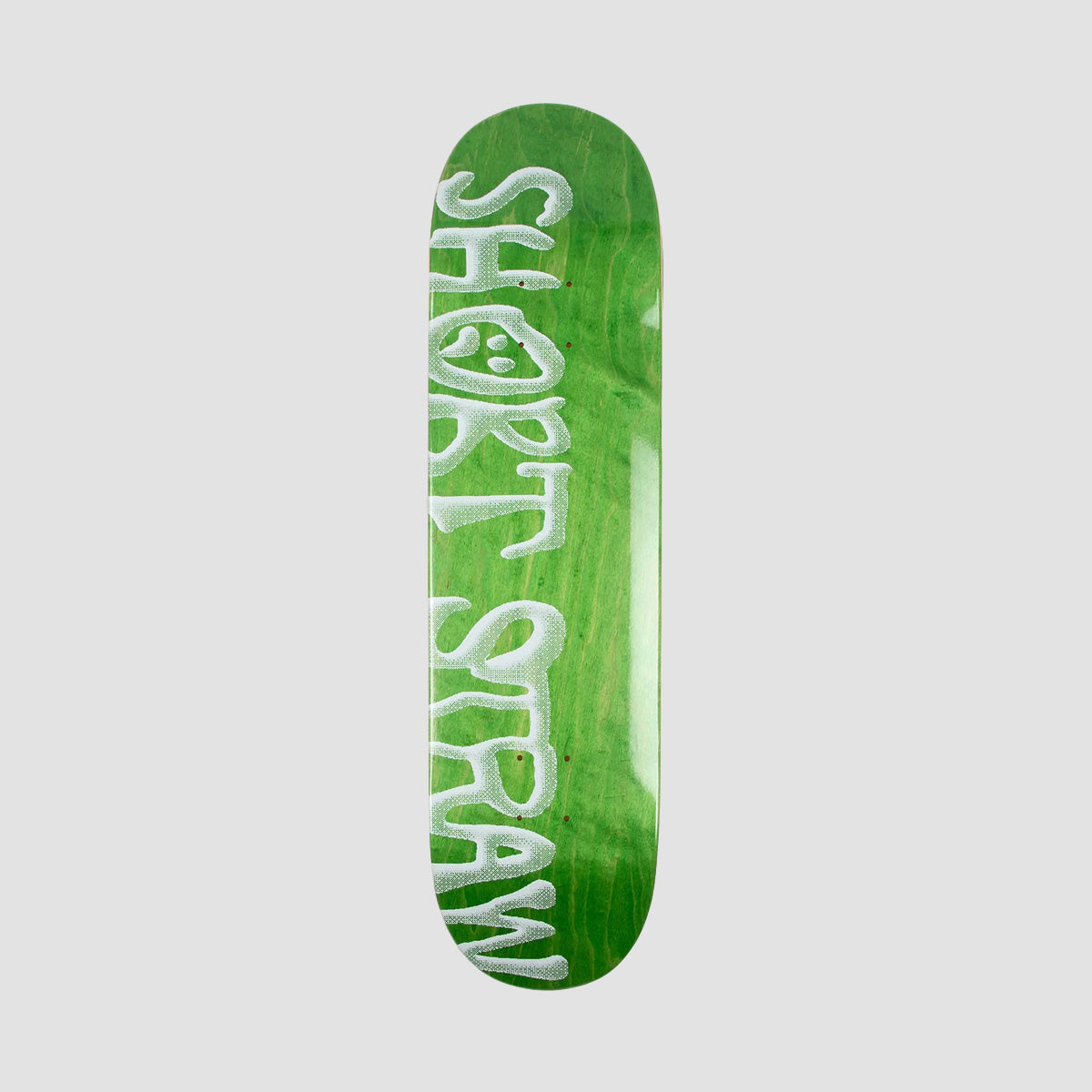 Short Straw Warped Skateboard Deck Green - 8.125"