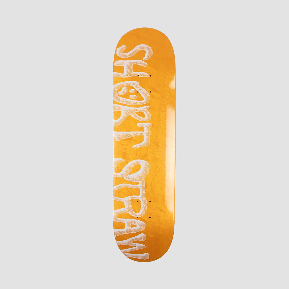 Short Straw Warped Skateboard Deck Orange - 8.25"