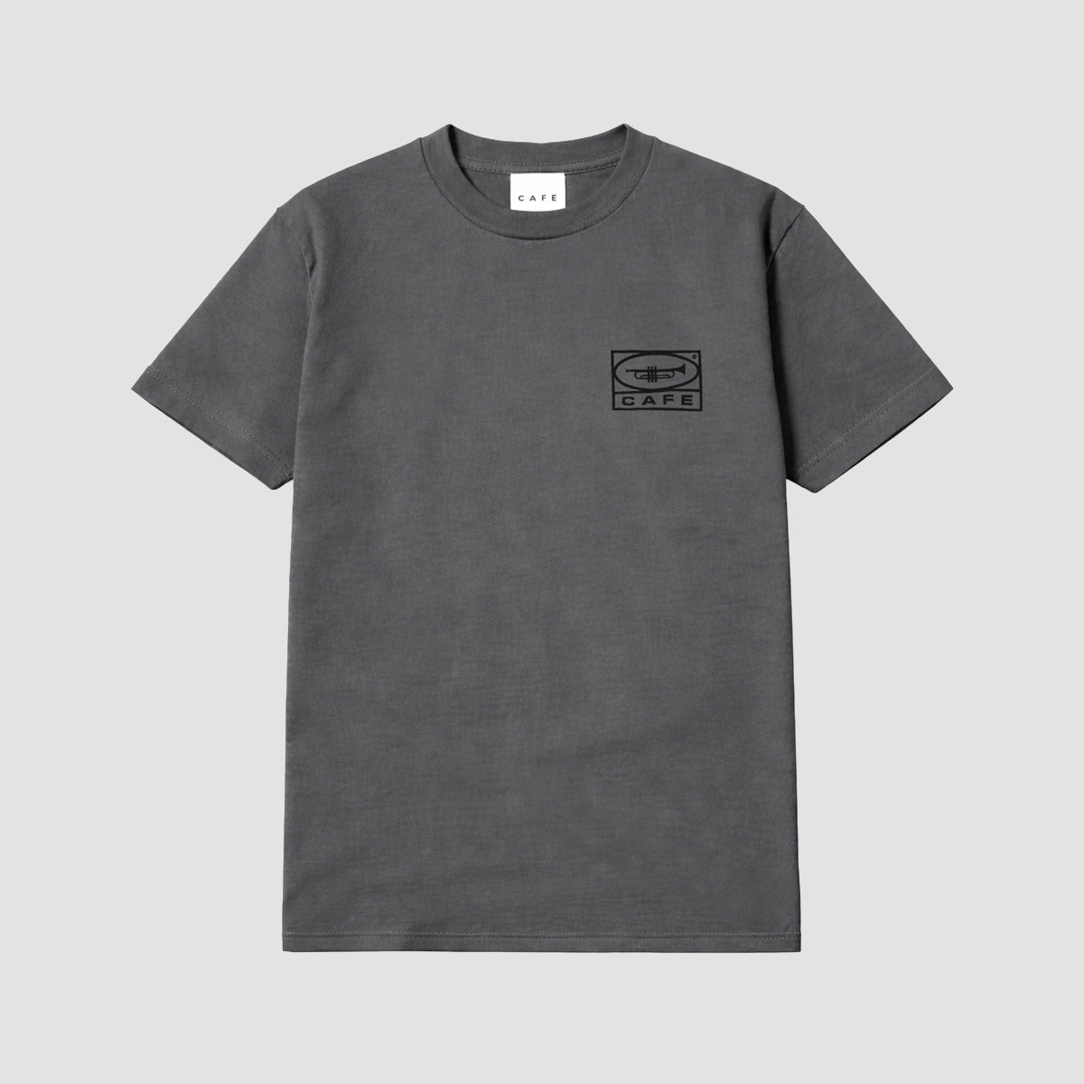 Skateboard Cafe 45 T-Shirt Charcoal/Black
