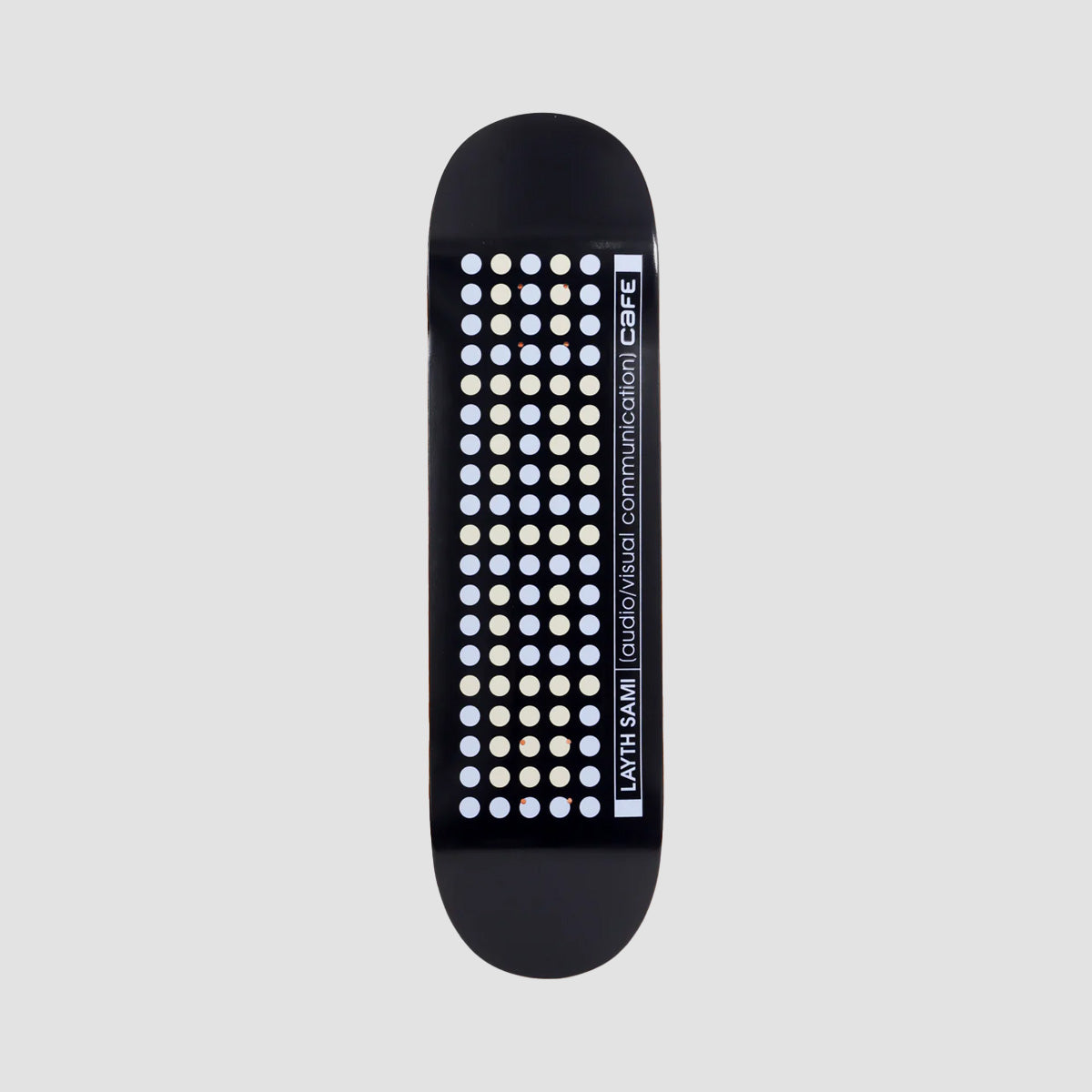 Skateboard Cafe Layth Sami Code Skateboard Deck Embossed Navy - 8.25"