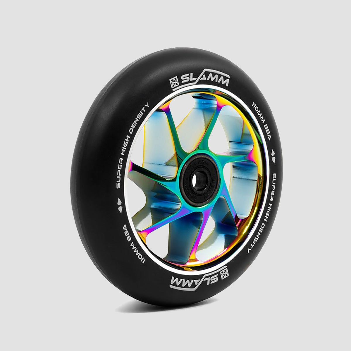 Slamm 110mm Team Wheel x1 Black/Neochrome
