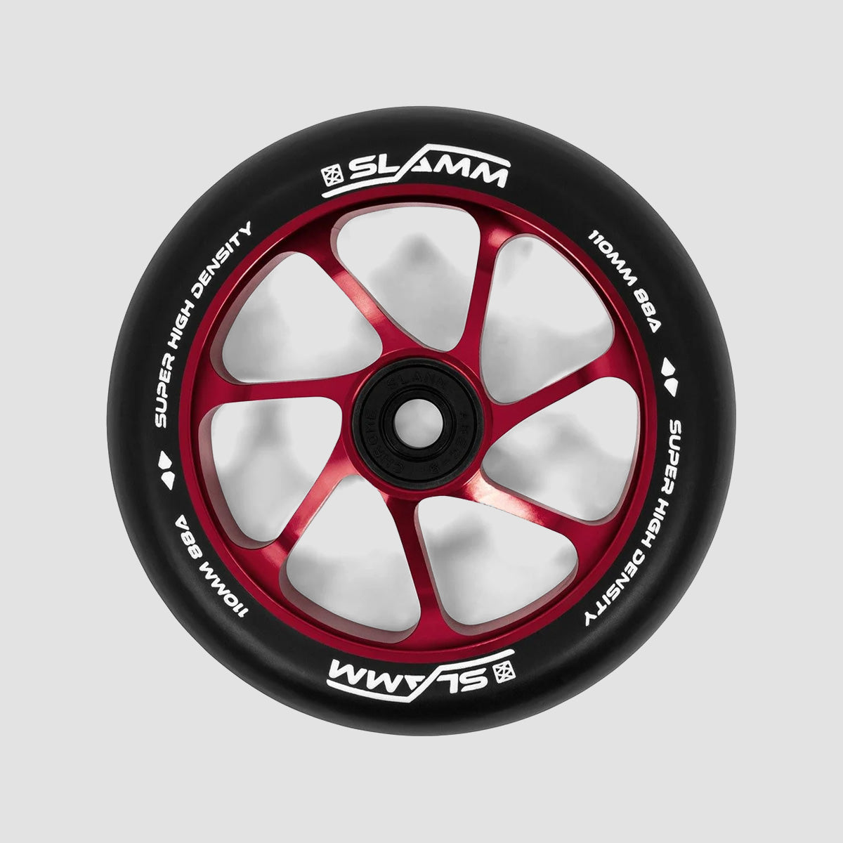 Slamm Team Wheel x1 Black/Red 110mm