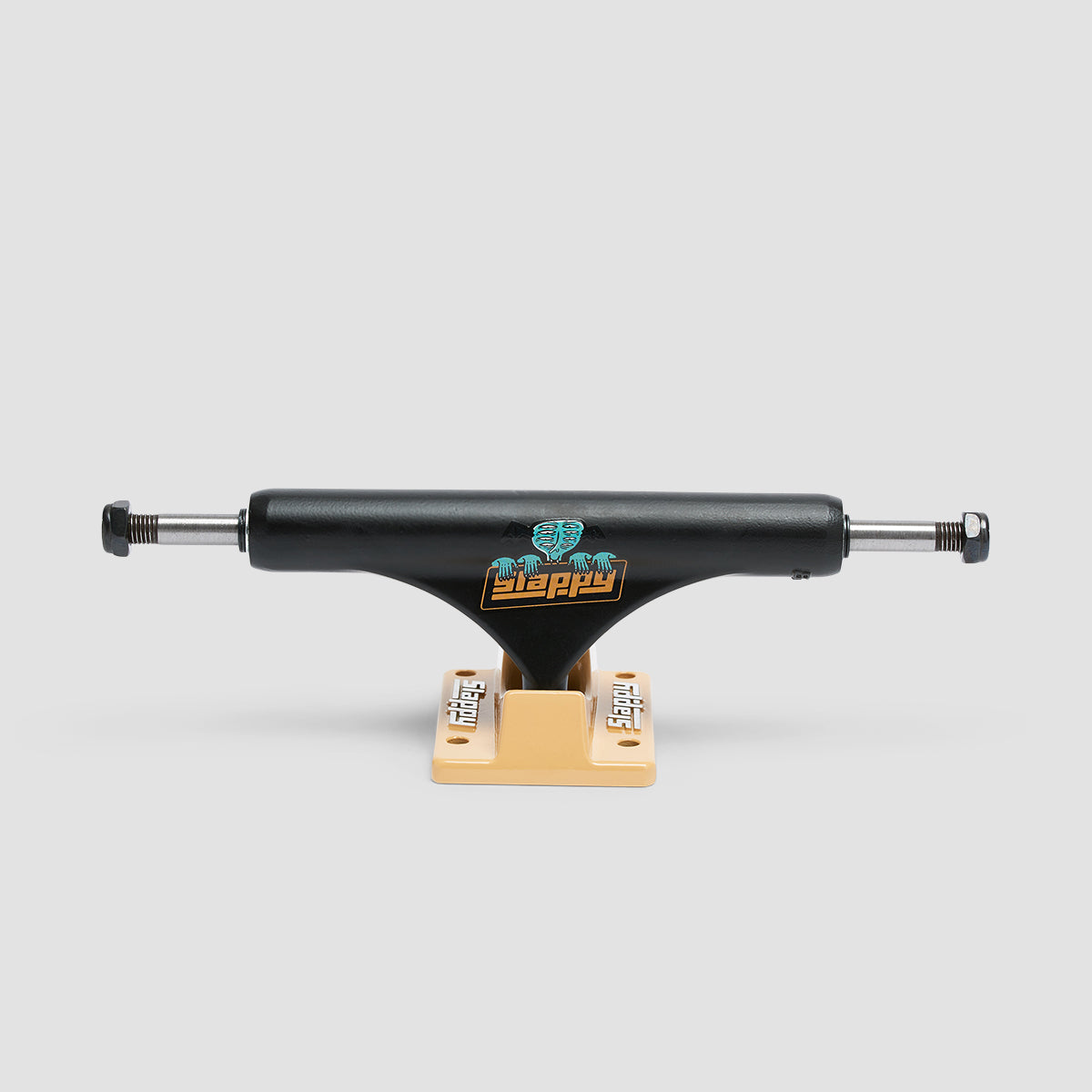 Slappy ST1 Curb Creeper Us Skateboard Trucks 1 Pair Black/Gold - 8.25"