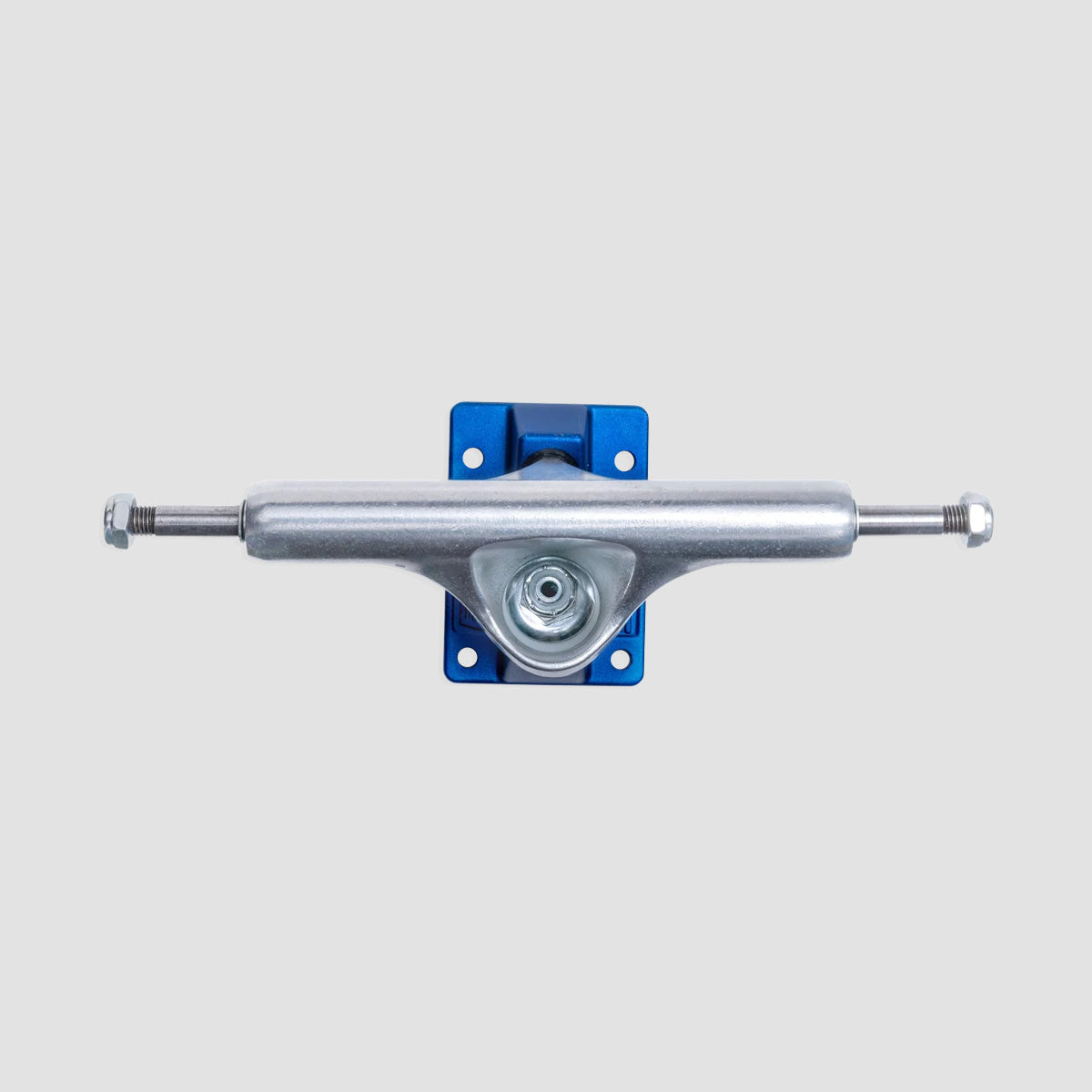 Slappy ST1 Inverted Hollow Lights/Ultra Low Kingpin Skateboard Trucks 1 Pair Polished/Light Blue - 8.5"