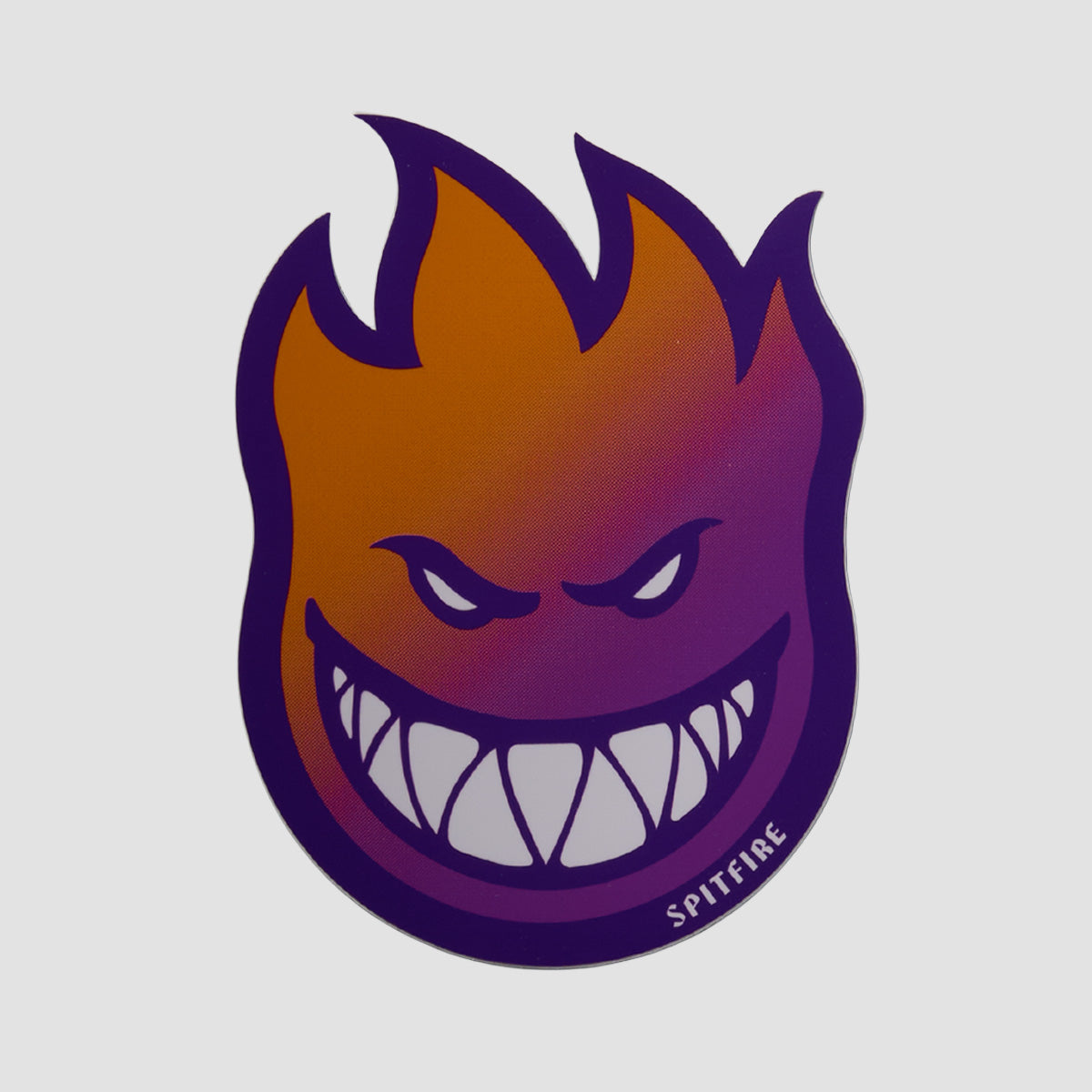 Spitfire Bighead Fade Sticker Medium Purple/Orange 155x110mm