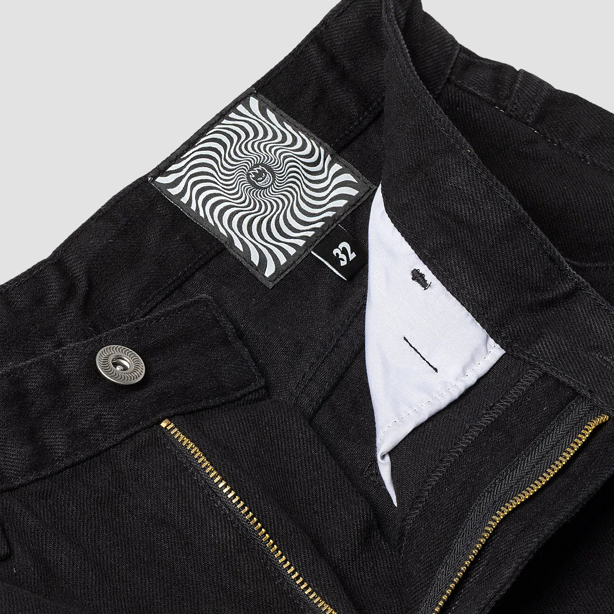 Spitfire Bighead Fill Jeans Black Denim