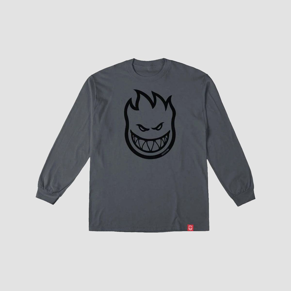 Spitfire Bighead Longsleeve T-Shirt Charcoal/Black