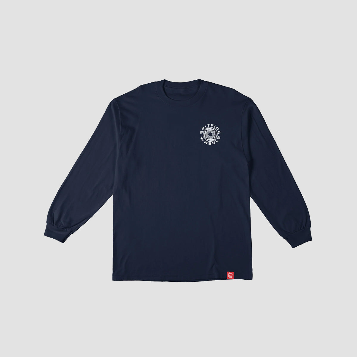 Spitfire Classic 87 Swirl Fill Longsleeve T-Shirt Navy/White/Black
