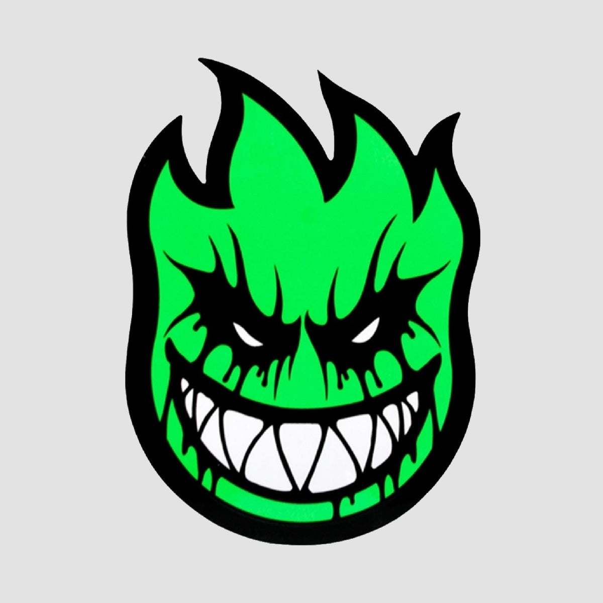 Spitfire Deathmask II Bighead Sticker Green 75x55mm