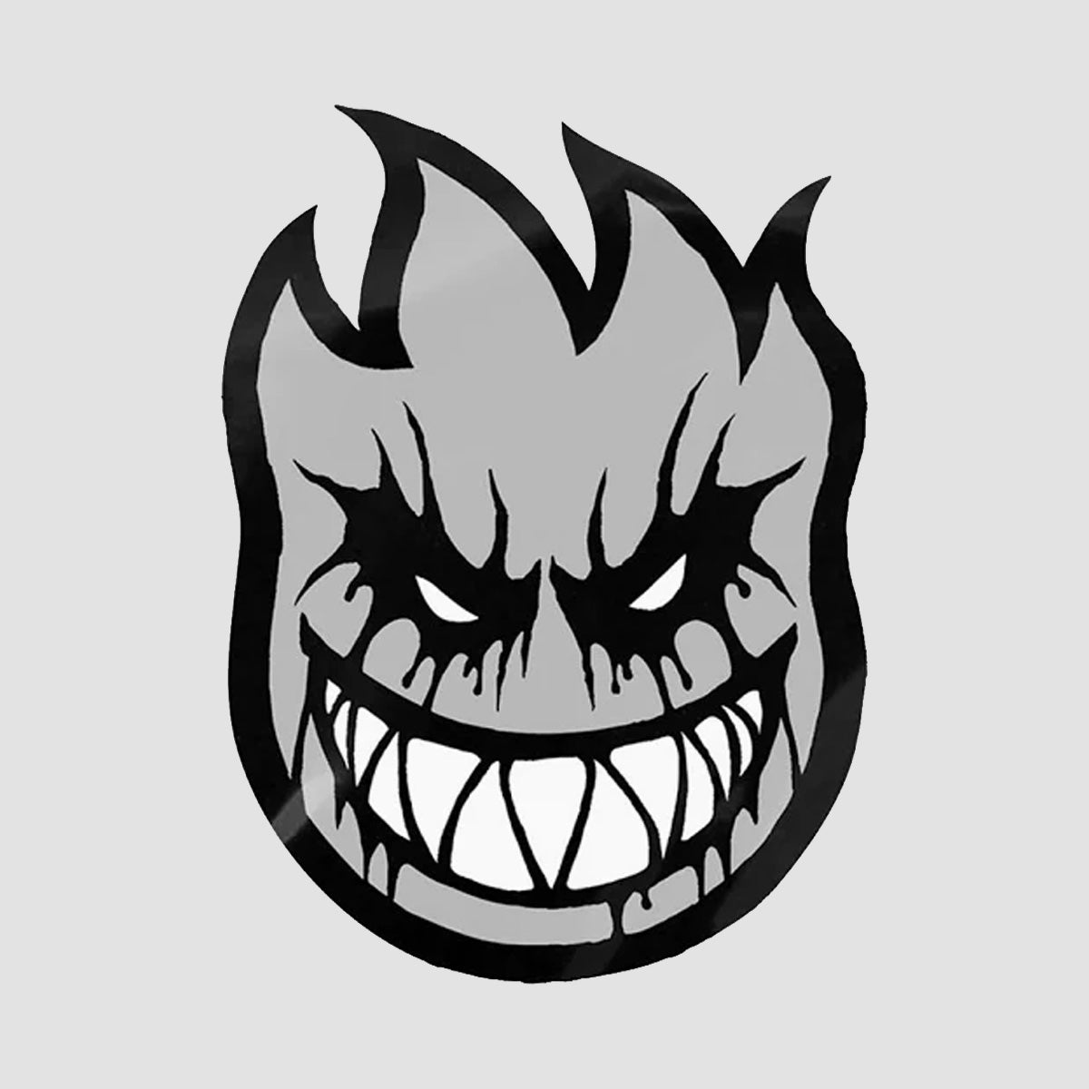 Spitfire Deathmask II Bighead Sticker Grey 75x55mm