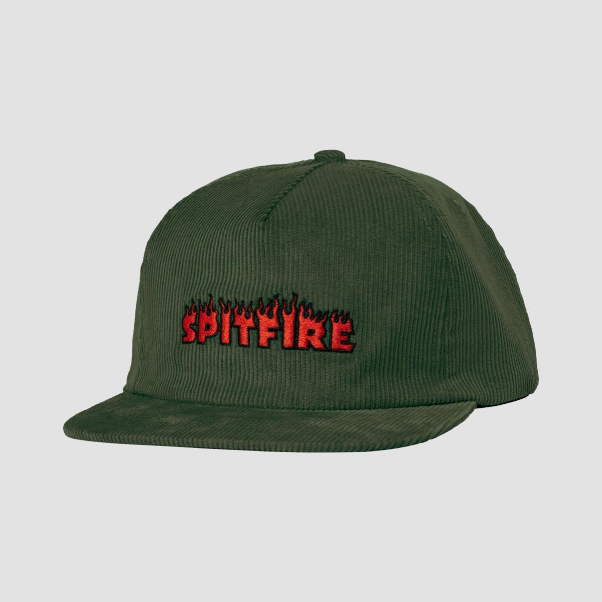 Spitfire Demonseed Script Snapback Cap Green