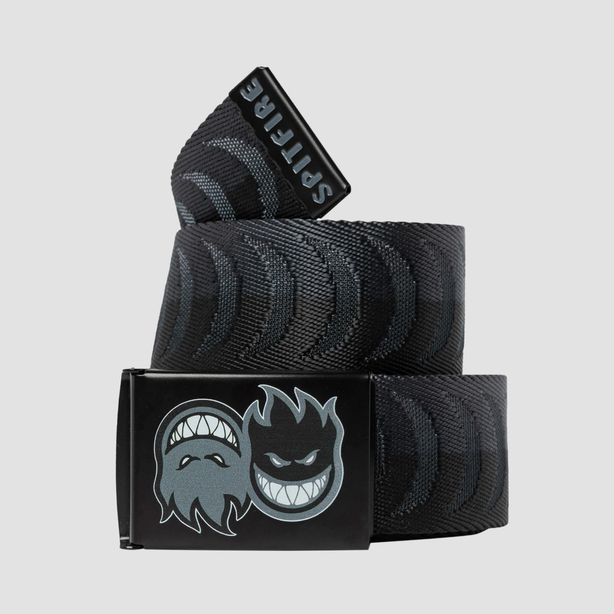 Spitfire Eternal Crescent Jacquard Web Belt Charcoal/Black