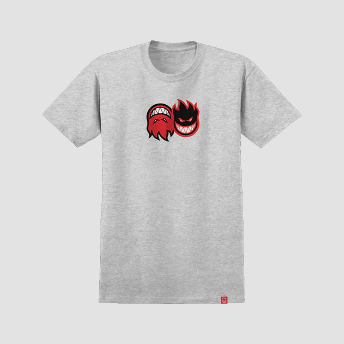 Spitfire Eternal Fill T-Shirt Heather Grey/Red