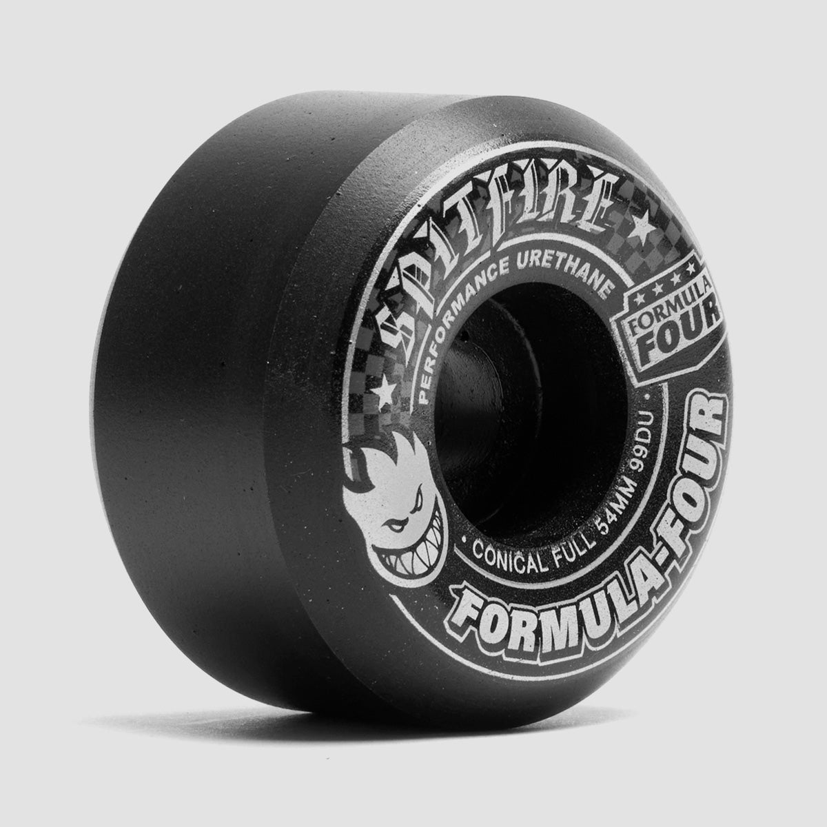 Spitfire Formula Four Conical Full 99DU Skateboard Wheels Black 54mm