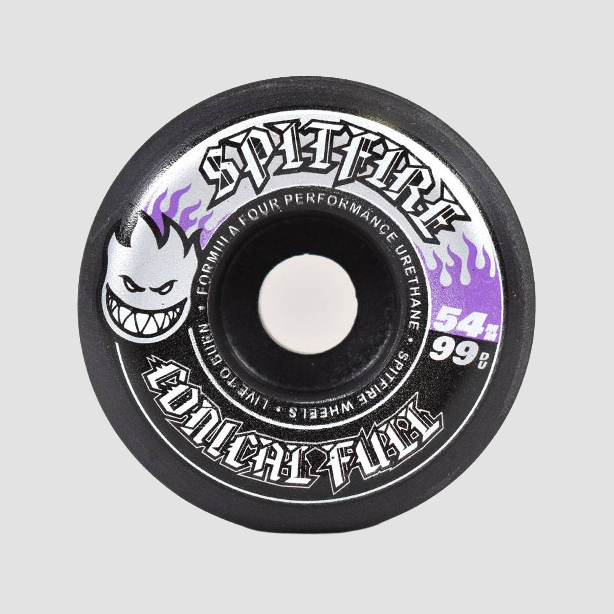 Spitfire Formula Four Conical Full 99DU Skateboard Wheels Black 54mm