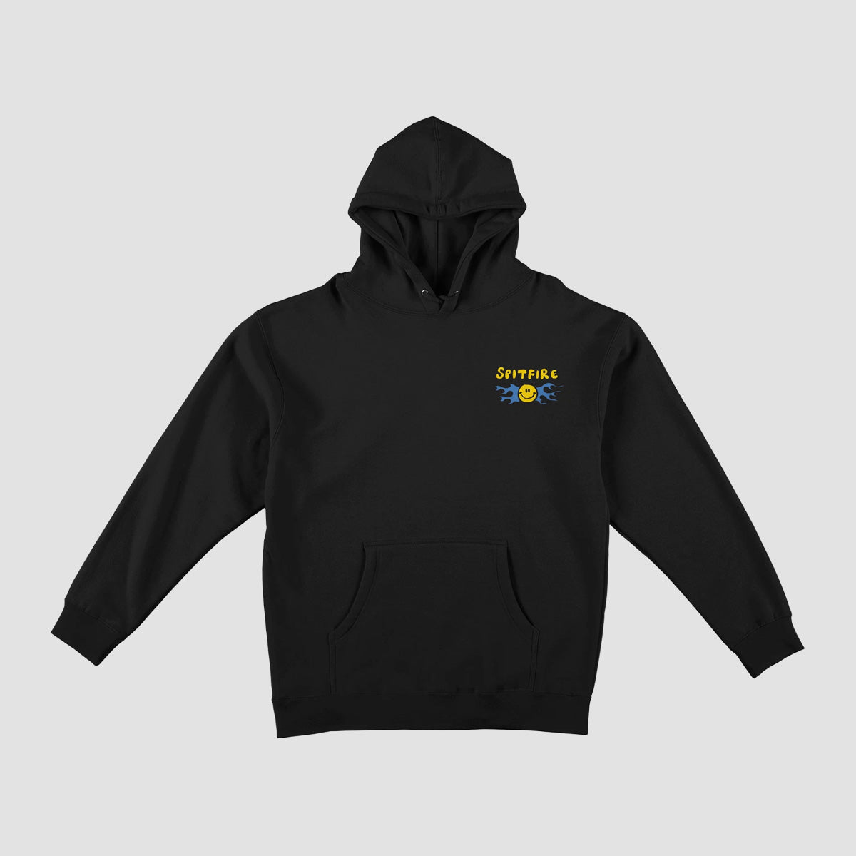 Spitfire Happy Classic Pullover Hoodie Black