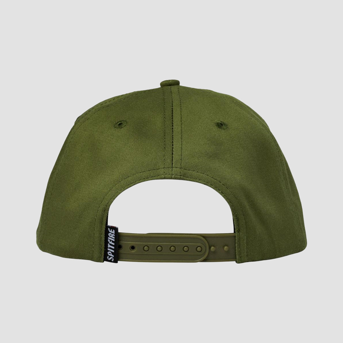 Spitfire Old E Arch Snapback Cap Olive/Gold